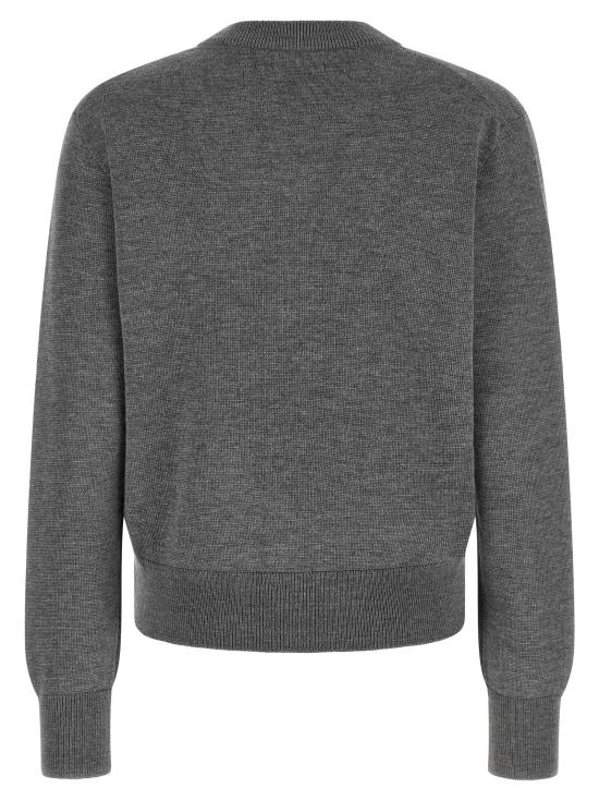 26FW 아미 크루넥 울 가디건 FKC361001A336 Gray - AMI