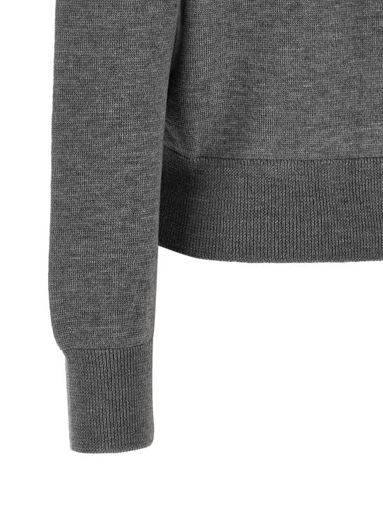 26FW 아미 크루넥 울 가디건 FKC361001A336 Gray - AMI