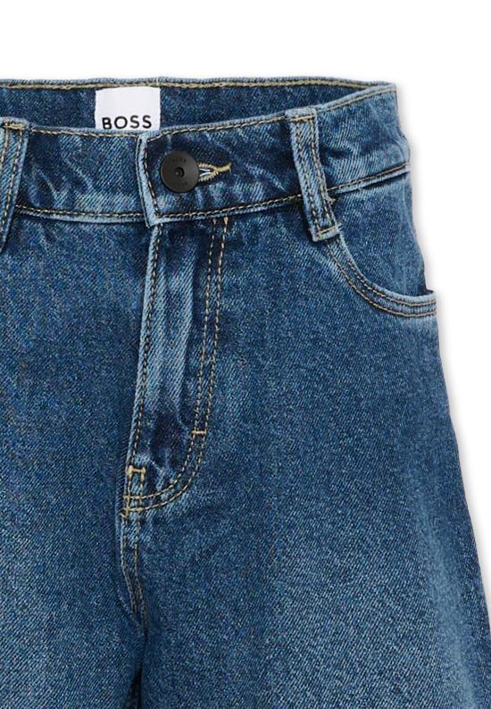 26SS [키즈] 보스 데님 숏팬츠 J53086 Z25 BLUE - BOSS
