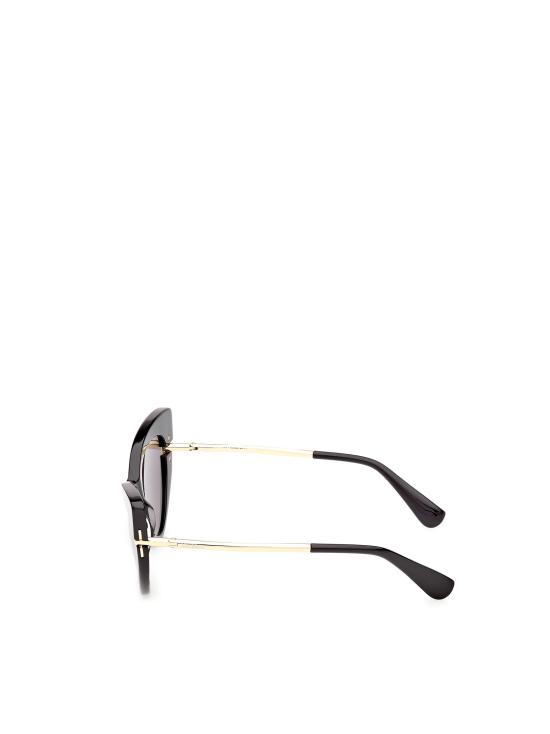 26FW 막스마라 선글라스 MM0187 01A SHINY BLACK DEEP GOLD - MAX MARA