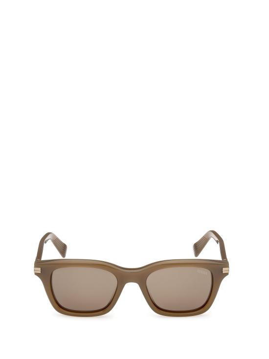 26FW 에르메네질도제냐 선글라스 EZ0303 98E DARK GREEN BROWN
