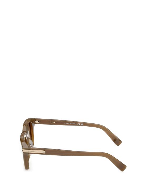 26FW 에르메네질도제냐 선글라스 EZ0303 98E DARK GREEN BROWN - ERMENEGILDO ZEGNA