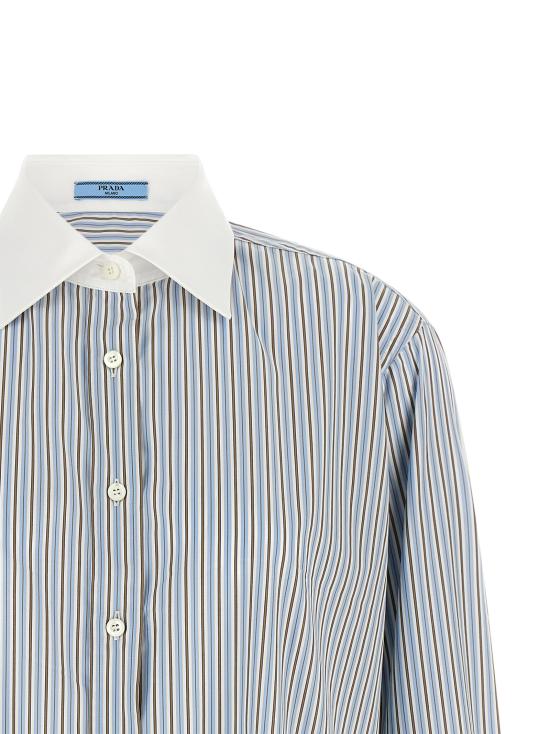 26FW 프라다 셔츠 P465JRSOOO1H1KF0012 Light Blue - PRADA