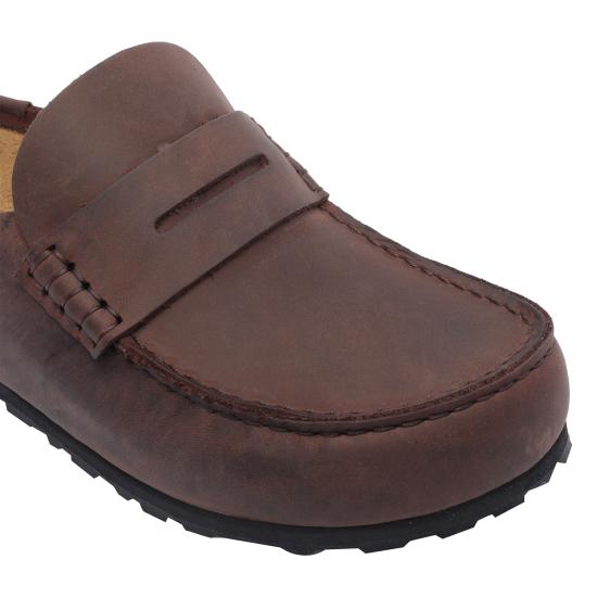 26FW 버켄스탁 네이플스 랩드 내츄럴 오일드 레더 1029700 HABANA BROWN - BIRKENSTOCK