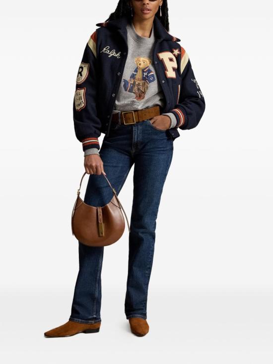 26FW 폴로 랄프로렌 긴팔 티셔츠 211B17788 001 DARK VINTAGE HEATHER - POLO RALPH LAUREN