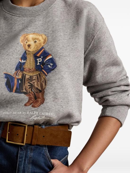 26FW 폴로 랄프로렌 긴팔 티셔츠 211B17788 001 DARK VINTAGE HEATHER - POLO RALPH LAUREN