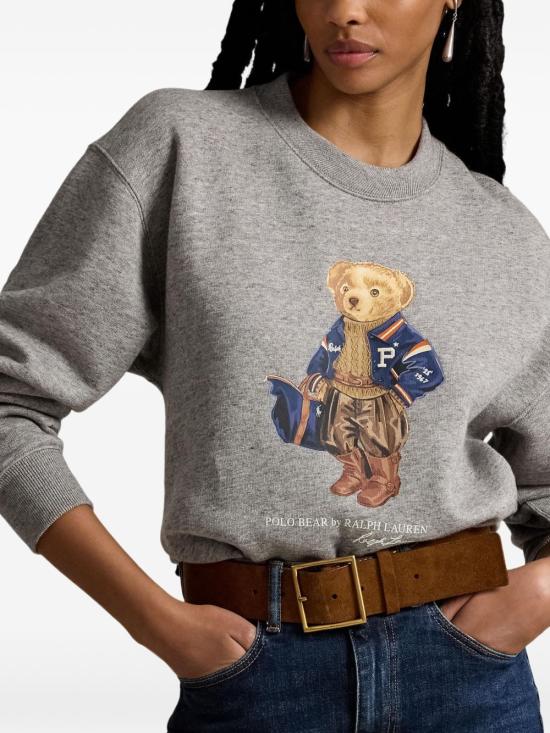 26FW 폴로 랄프로렌 긴팔 티셔츠 211B17788 001 DARK VINTAGE HEATHER - POLO RALPH LAUREN
