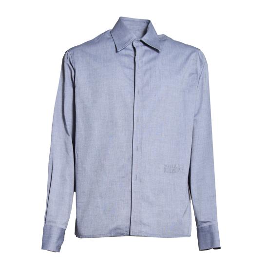 26SS MM6 메종마르지엘라 긴팔 셔츠 SH0DT0049M36015 900 Grigio chiaro