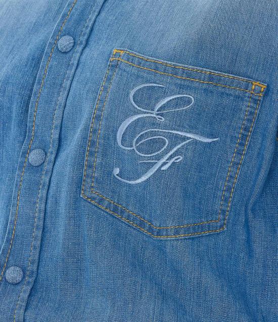 26FW 엘리자베타프랜치 데님 원피스 AJ01D66E2 192 Blue - ELISABETTA FRANCHI