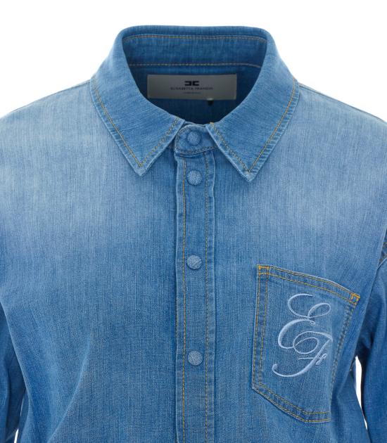 26FW 엘리자베타프랜치 데님 원피스 AJ01D66E2 192 Blue - ELISABETTA FRANCHI