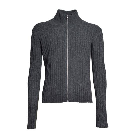 26SS 질샌더 집업 니트 J22HP0063J14850 029 Grigio