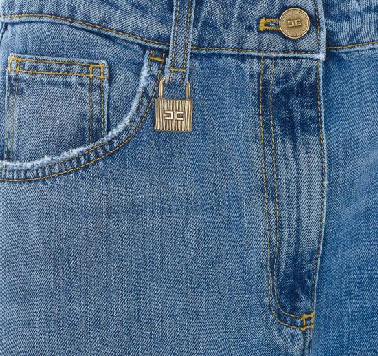 26FW 엘리자베타프랜치 데님 팬츠 PJ14D66E2 139 Blue - ELISABETTA FRANCHI