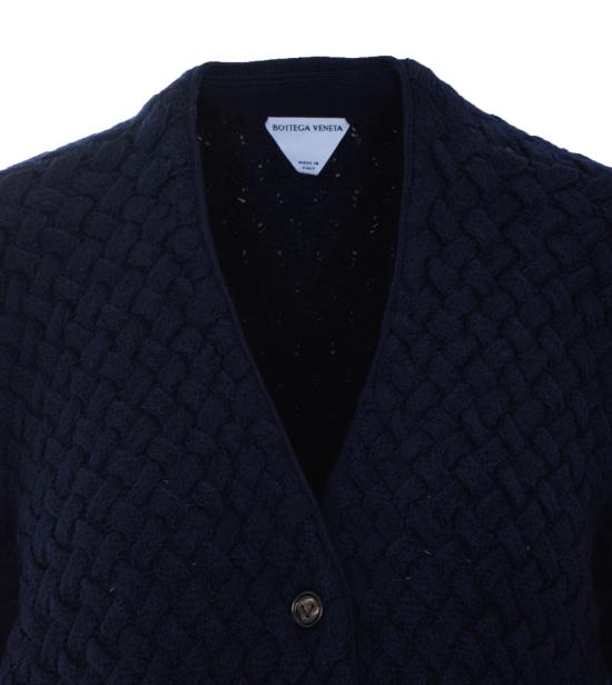 26FW 보테가베네타 가디건 A0036I V6UI04071 Blue - BOTTEGA VENETA