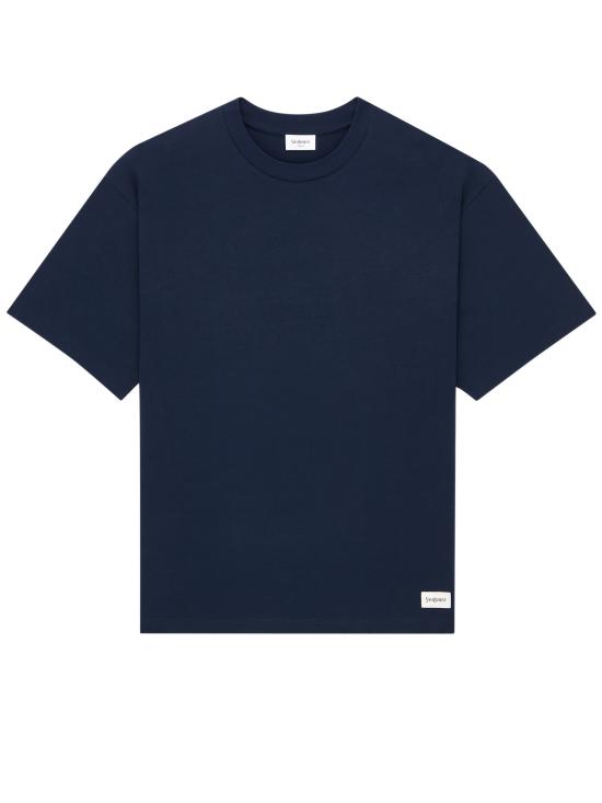 26FW 생로랑 반팔 티셔츠 798933Y37RY 4019 Blu