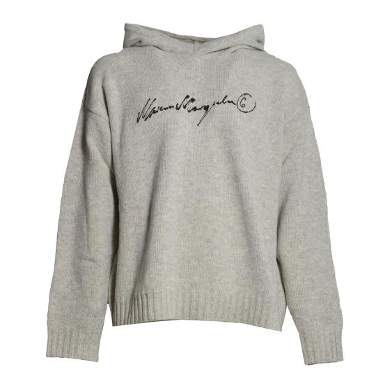 26SS MM6 메종마르지엘라 후드 티셔츠 SH0HL0051M13288 806S Grigio chiaro