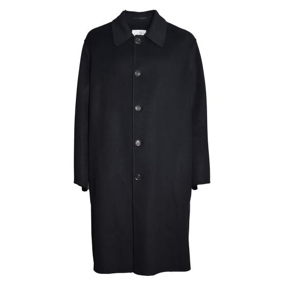 26SS MM6 메종마르지엘라 코트 SH0AA0033M35761 900 Nero