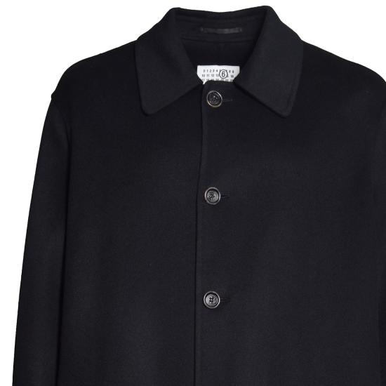 26SS MM6 메종마르지엘라 코트 SH0AA0033M35761 900 Nero - MM6 MAISON MARGIELA