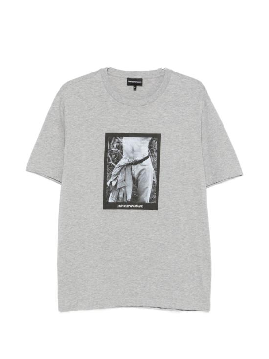 26FW 엠포리오 아르마니 반팔 티셔츠 EM006931 AF23082F8301 GREY