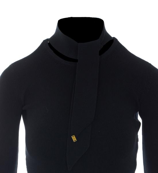 26FW 엘리자베타프랜치 미디 원피스 AM04S66E2 110 Black - ELISABETTA FRANCHI