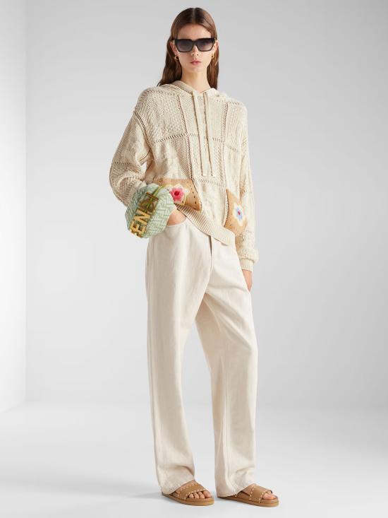 26FW 펜디 데님 팬츠 FLP882AOHV F1W0T Beige - FENDI