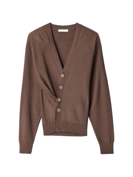 26FW 르메르 가디건 PO0052 LK1063310 BROWN