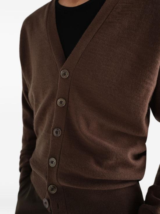 26FW 르메르 가디건 PO0052 LK1063310 BROWN - LEMAIRE