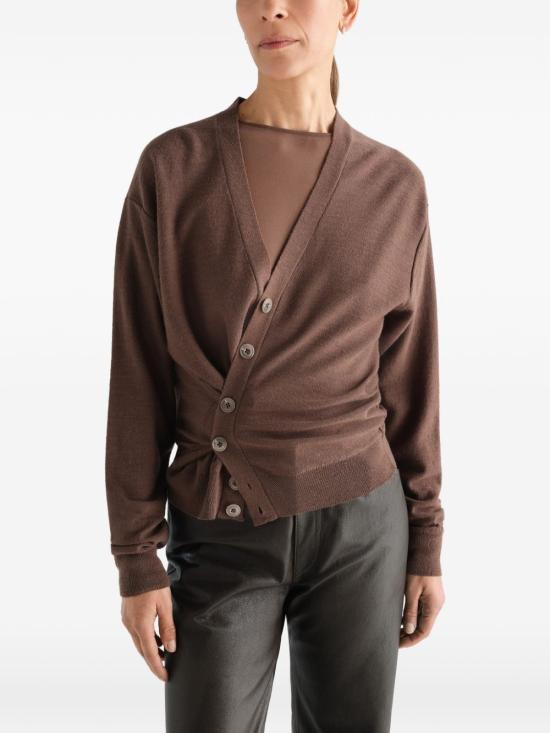 26FW 르메르 가디건 PO0052 LK1063310 BROWN - LEMAIRE