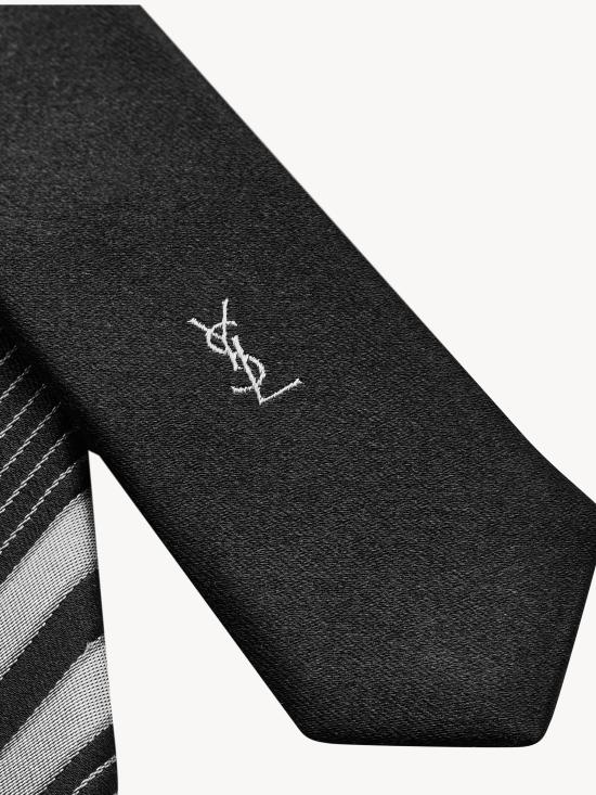26FW 생로랑 넥타이 A002HA3Y009 9160 Nero - SAINT LAURENT