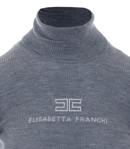 26FW 엘리자베타프랜치 터틀넥 MK18B66E2 G41 Grey - ELISABETTA FRANCHI