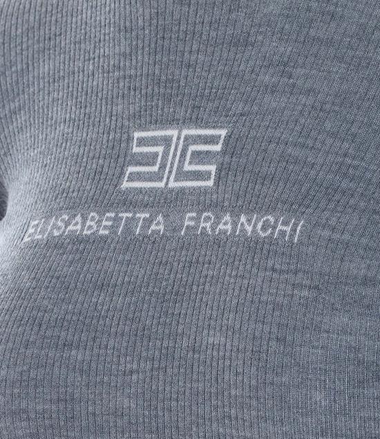 26FW 엘리자베타프랜치 터틀넥 MK18B66E2 G41 Grey - ELISABETTA FRANCHI