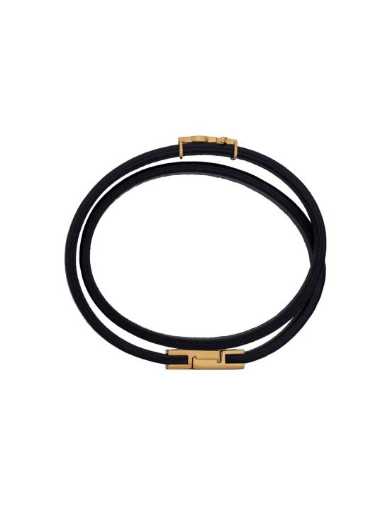 26FW 생로랑 네크리스 745602BL40J 1000 Nero - SAINT LAURENT