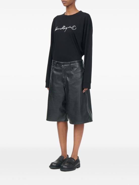 26FW MM6 메종마르지엘라 숏팬츠 S52MU0143 M35455900 BLACK - MM6 MAISON MARGIELA