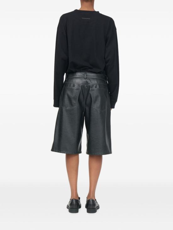26FW MM6 메종마르지엘라 숏팬츠 S52MU0143 M35455900 BLACK - MM6 MAISON MARGIELA