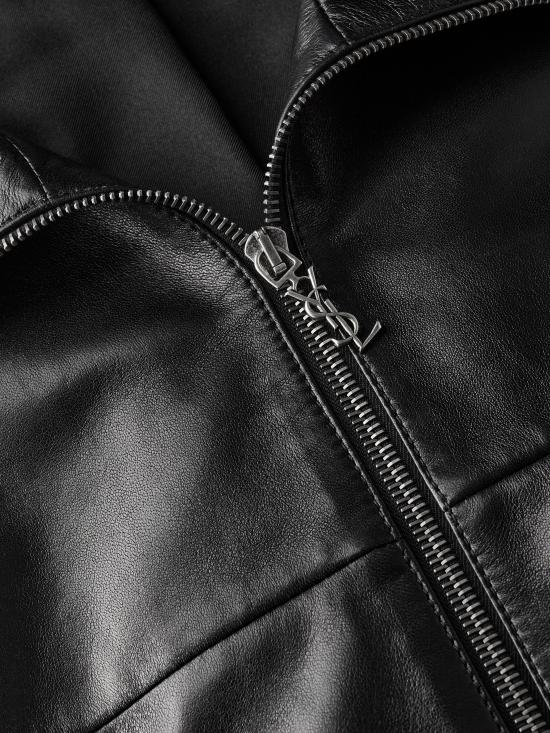 26FW 생로랑 가죽 자켓 A000H9YCOJ2 1000 Nero - SAINT LAURENT