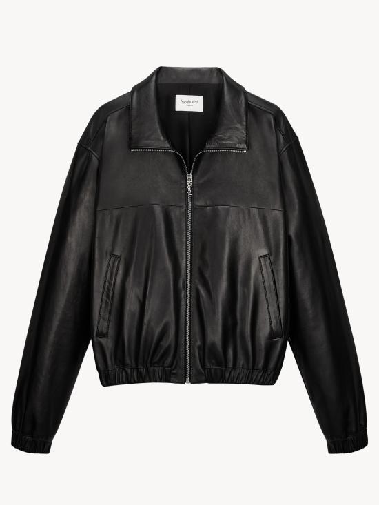 26FW 생로랑 가죽 자켓 A000H9YCOJ2 1000 Nero - SAINT LAURENT
