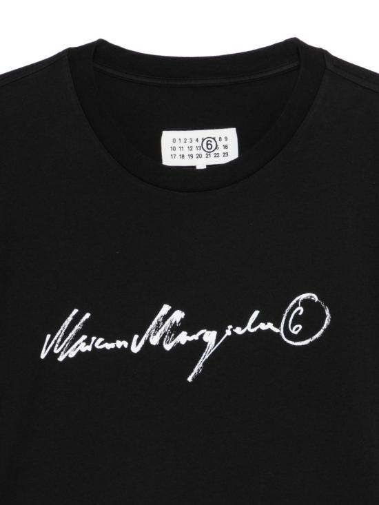 26FW MM6 메종마르지엘라 반팔 티셔츠 SH0GC0077 M20258900 BLACK - MM6 MAISON MARGIELA
