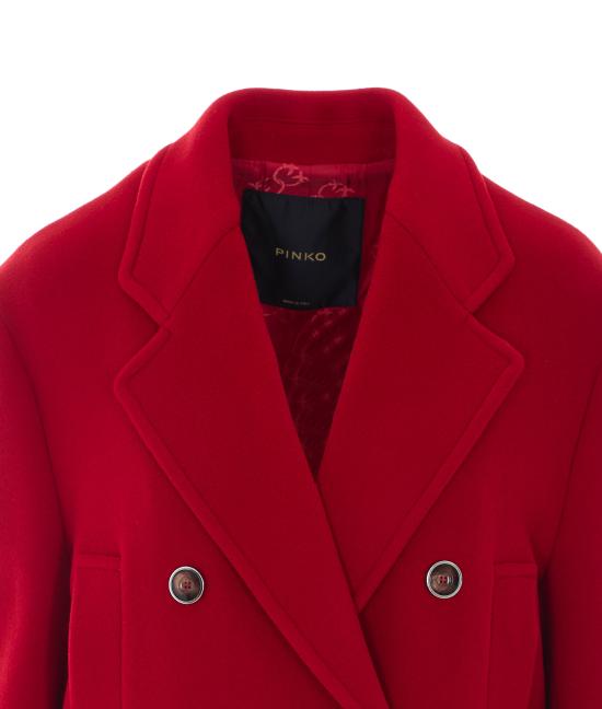 26FW 핑코 코트 107487 A3FGR66 Red - PINKO