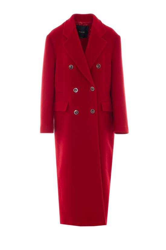 26FW 핑코 코트 107487 A3FGR66 Red