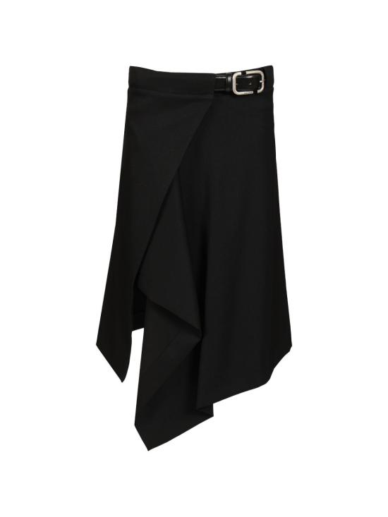26FW 디 아티코 미디 스커트 261WCS00313 WWW065AA100 BLACK