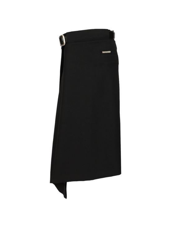 26FW 디 아티코 미디 스커트 261WCS00313 WWW065AA100 BLACK - THE ATTICO