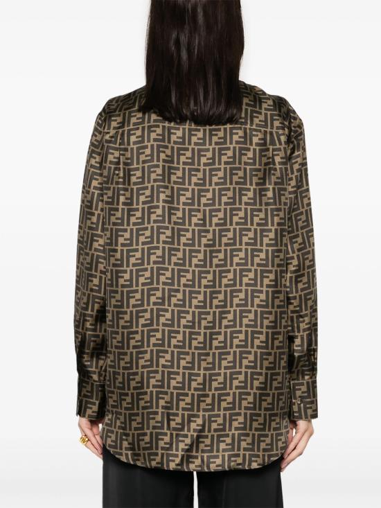 26FW 펜디 실크 셔츠 FS8107A8G3 F118W - FENDI