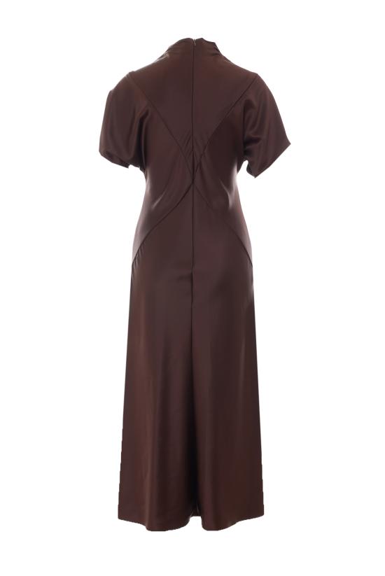 26FW 핑코 롱 원피스 107541 A3GBL86 Brown - PINKO