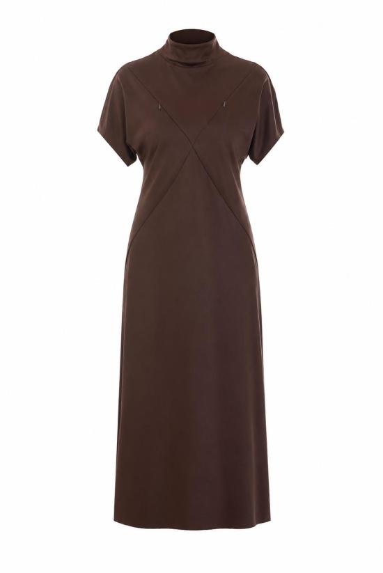 26FW 핑코 롱 원피스 107541 A3GBL86 Brown