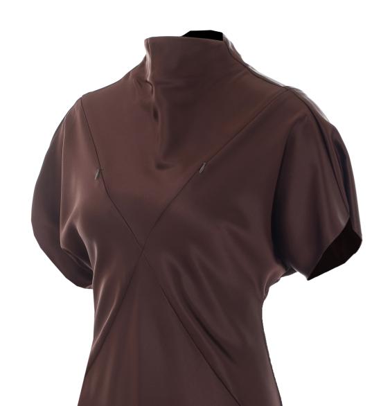 26FW 핑코 롱 원피스 107541 A3GBL86 Brown - PINKO