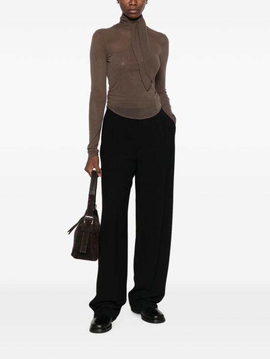 26FW 르메르 긴팔 티셔츠 TS0053 LJ1070423 BROWN - LEMAIRE