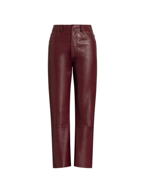 26FW 알베르타 페레티 가죽 팬츠 3708 66900106 BROWN