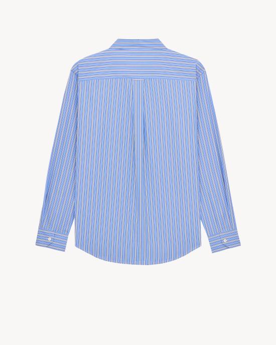 26FW 생로랑 긴팔 셔츠 A001QBY2O08 4272 Azzurro - SAINT LAURENT