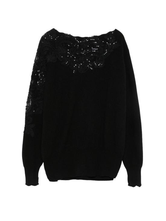 26FW 에르마노 설비노 스웨터 D495M331APCT PYU95708 BLACK