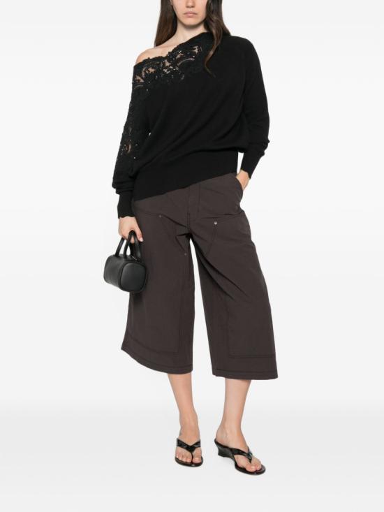 26FW 에르마노 설비노 스웨터 D495M331APCT PYU95708 BLACK - ERMANNO SCERVINO