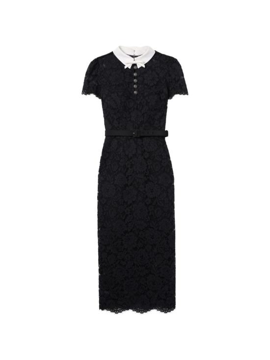 26FW 셀프 포트레이트 롱 원피스 AW26 019MA B BLACK